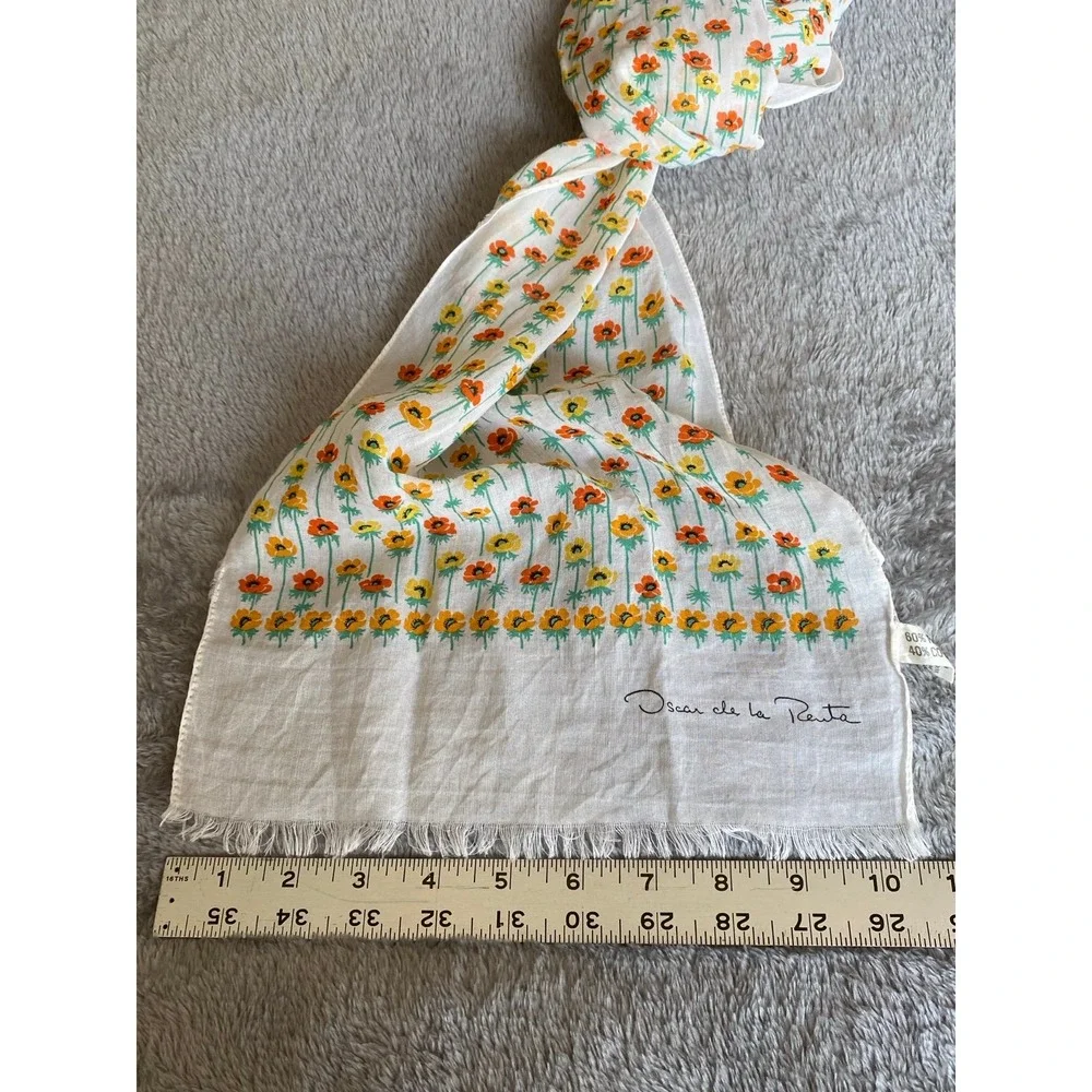 Oscar De La Renta Scarf Vintage Neck Hair Purse Accessory